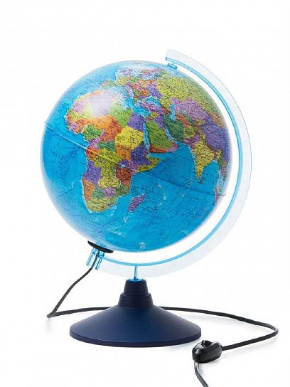 Интерактивный глобус Земли политический 25 см с подсветкой