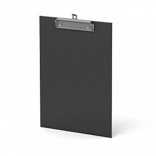 Планшет ErichKrause STANDARD А4 с зажимом, картон с бумвиниловым покрытием, черный