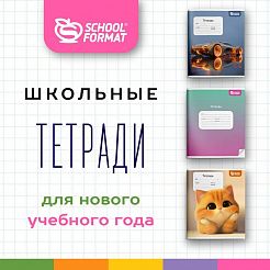 Обновили школьный каталог: тетради Schoolformat в наличии!